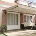 Cortina Retractabilă Manual Bej 600 × 300 cm Poliester și oțel - WALTI WALTI