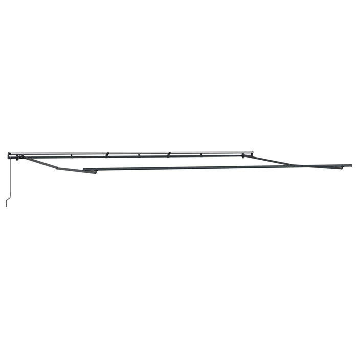 Cortina Retractabilă Manual Bej 600 × 300 cm Poliester și oțel - WALTI WALTI