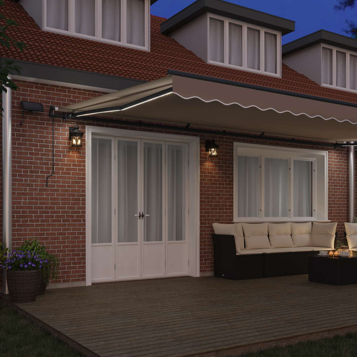 Cortina Retractabilă Manual Bej 600 × 300 cm țesătură - WALTI WALTI