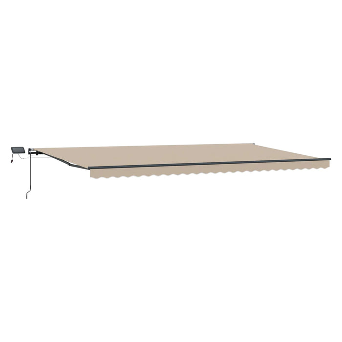 Cortina Retractabilă Manual Bej 600 × 300 cm țesătură - WALTI WALTI