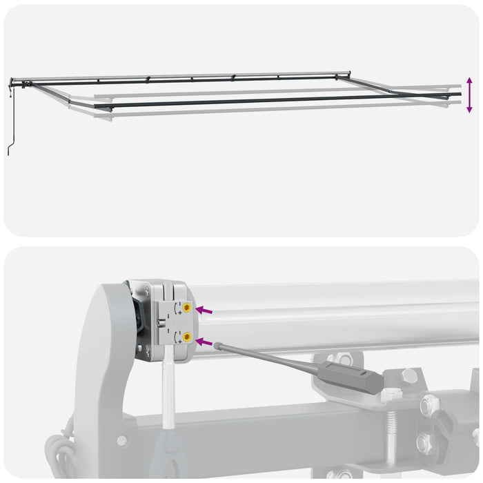 Cortina Retractabilă Bej 600 × 300 cm Țesătură și Aluminiu - WALTI WALTI