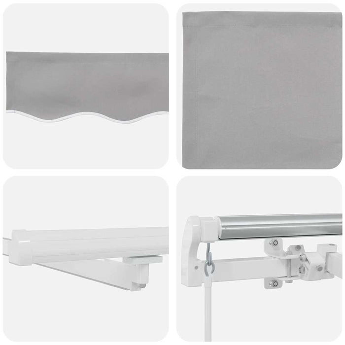 Cortina Retractabilă Manual Gri deschis 600 × 300 cm - WALTI WALTI