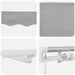Cortina Retractabilă Manual Gri deschis 600 × 300 cm - WALTI WALTI