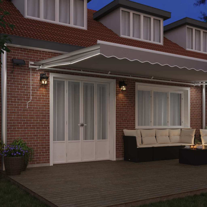 Cortina Retractabilă Manual Gri deschis 600 × 300 cm - WALTI WALTI