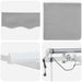 Cortina Retractabilă Gri deschis 600 × 300 cm - WALTI WALTI