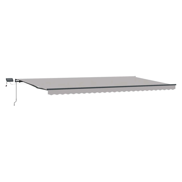 Cortina Retractabilă Manual Gri deschis 600 ×300 cm țesătură - WALTI WALTI