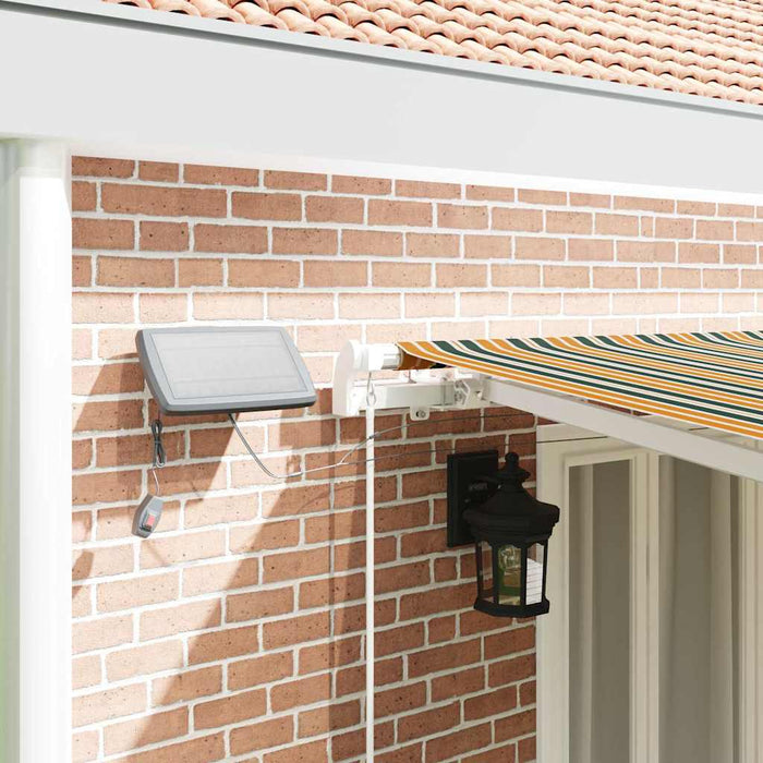 Cortina Retractabilă Manual Verde și galben 600 × 300 cm - WALTI WALTI