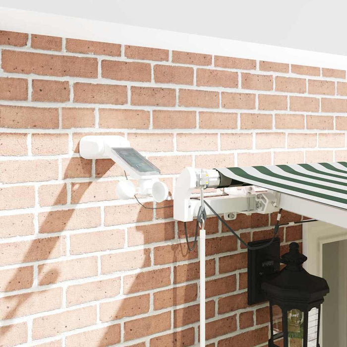 Cortina Retractabilă Verde și alb 600 × 300 cm - WALTI WALTI