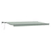 Cortina Retractabilă Manual Verde și alb 600 ×300 cm țesătură - WALTI WALTI