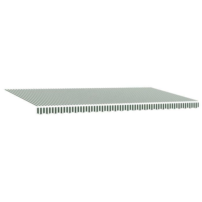 Cortina Retractabilă Verde și alb 600 × 300 cm - WALTI WALTI