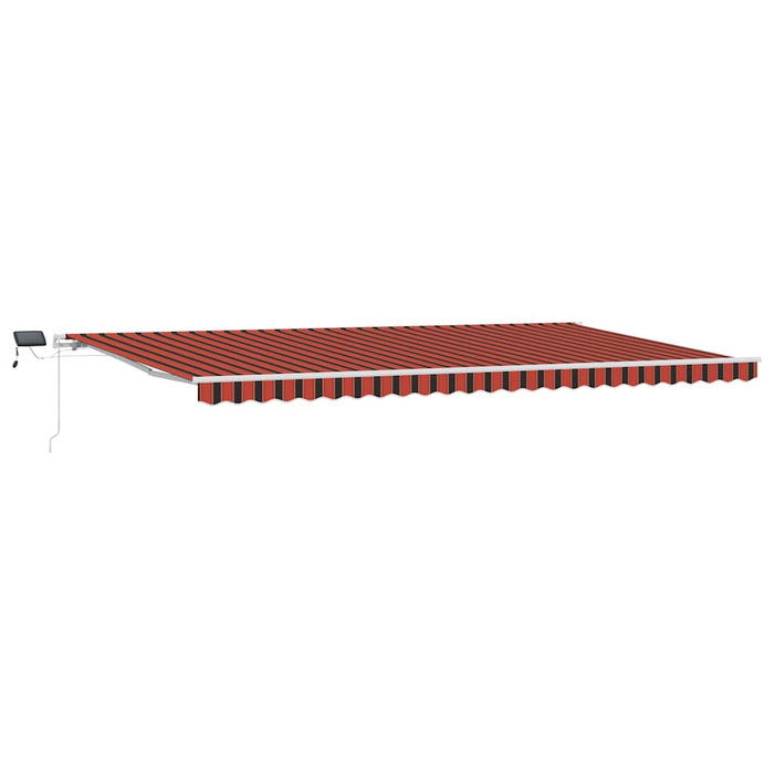 Marchiză Retractabilă with Manual Portocalie și maro 600 × 350 cm - WALTI WALTI