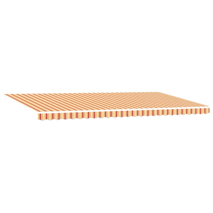 Copertină retractabilă Galben și portocalie 600 × 350 cm WALTI