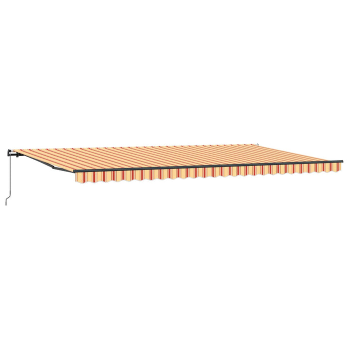 Cortina Retractabilă Galben și portocalie 600 × 350 cm - WALTI WALTI