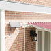Cortina Retractabilă Manual Roșu și Alb 600 × 350 cm - WALTI WALTI