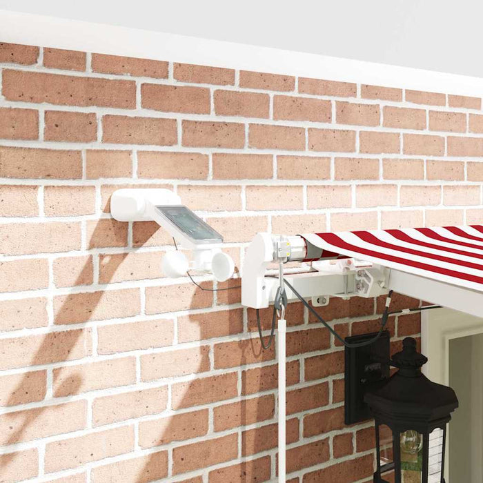 Cortina Retractabilă Roșu și Alb 600 × 350 cm - WALTI WALTI