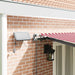 Cortina Retractabilă Manual Roșu și alb 600 ×350 cm țesătură - WALTI WALTI