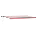 Cortina Retractabilă Manual Roșu și alb 600 ×350 cm țesătură - WALTI WALTI