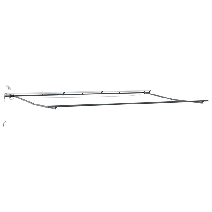 Țesătură pentru copertină cu Roșu și Alb 600 × 350 cm Poliester - WALTI WALTI
