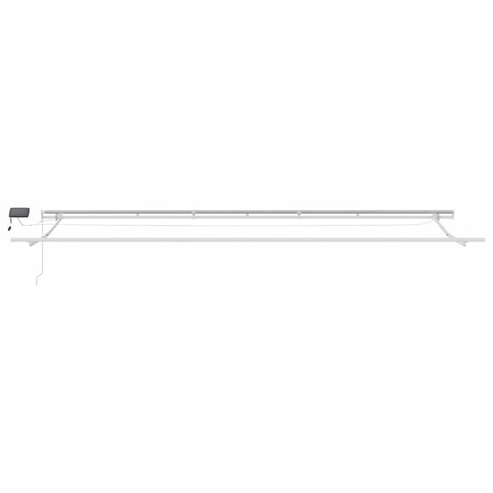 Marchiză retractabilă Galben, Gri, Alb 600 × 350 cm Multicolour - WALTI WALTI