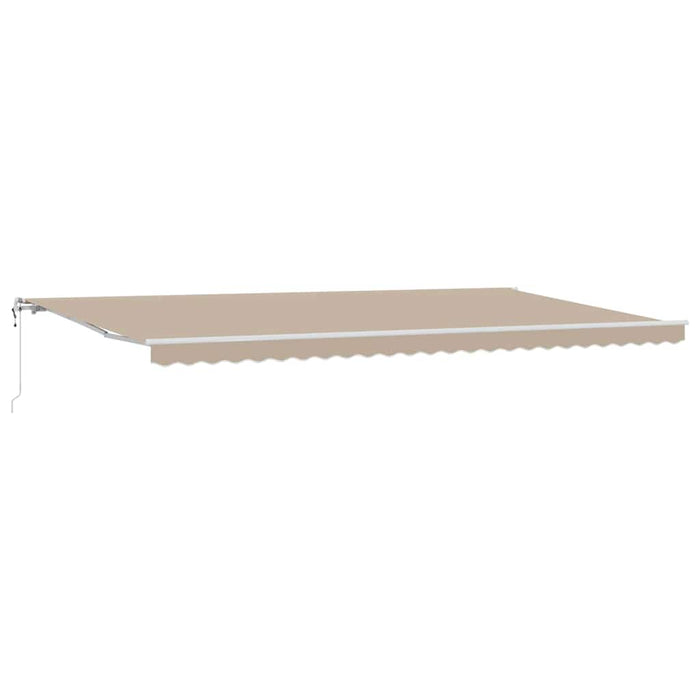 Cort electric retractabil Bej 600 × 350 cm - WALTI WALTI