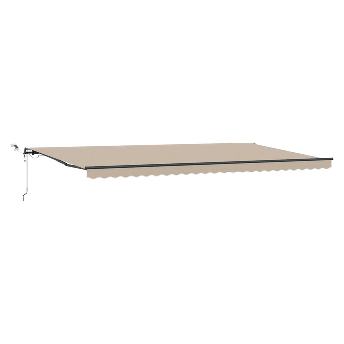 Țesătură pentru copertină cu Bej 600 × 350 cm Poliester - WALTI WALTI