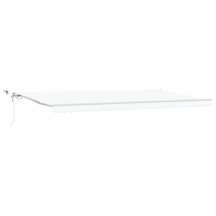Țesătură pentru copertină Alb 600 × 350 cm Poliester WALTI
