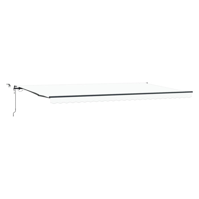 Țesătură pentru copertină Alb 600 × 350 cm Poliester WALTI