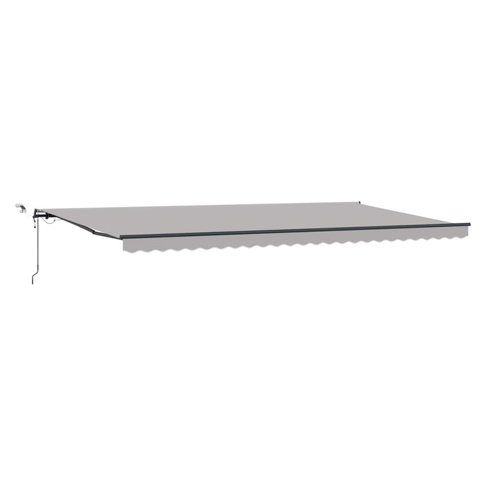 Țesătură pentru copertină cu Gri deschis 600 × 350 cm Poliester - WALTI WALTI