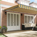 Cortina Retractabilă Manual Verde și galben 600 × 350 cm - WALTI WALTI