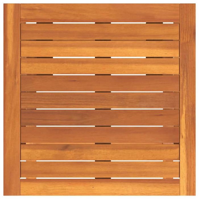 Șezlong 3 pcs Maro Lemn Solid de Acacia - WALTI WALTI