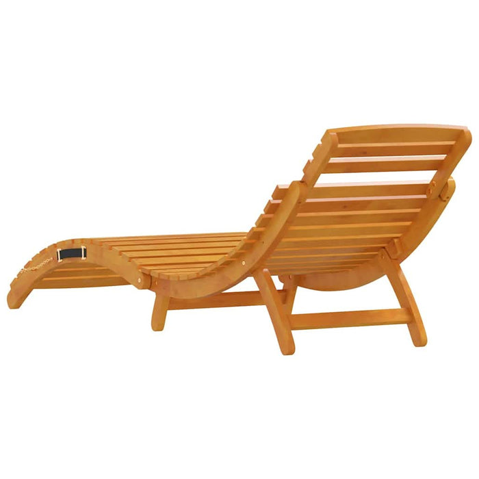 Șezlong 3 pcs Maro Lemn Solid de Acacia - WALTI WALTI