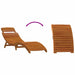 Șezlong cu pernă 2 pcs Gri deschis Lemn Solid de Acacia - WALTI WALTI