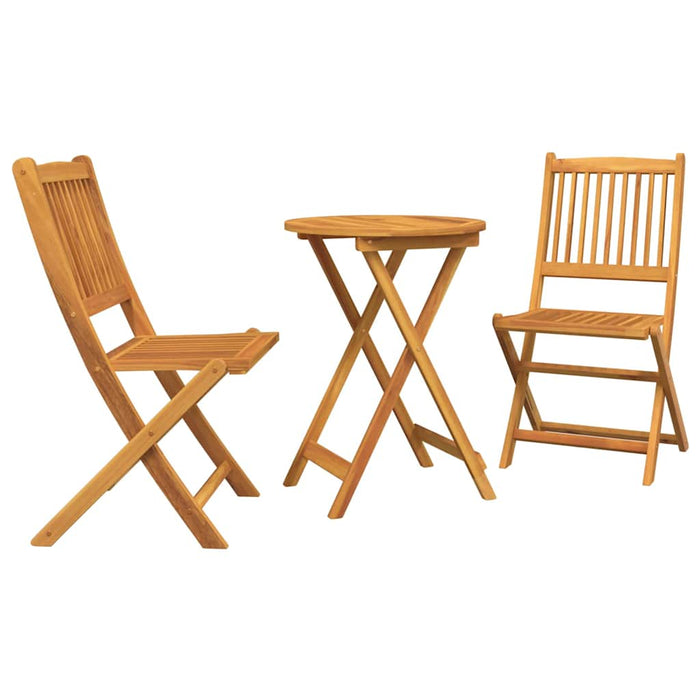 Set Bistro de Grădină 3 pcs Maro lemn masiv de acacia - WALTI WALTI