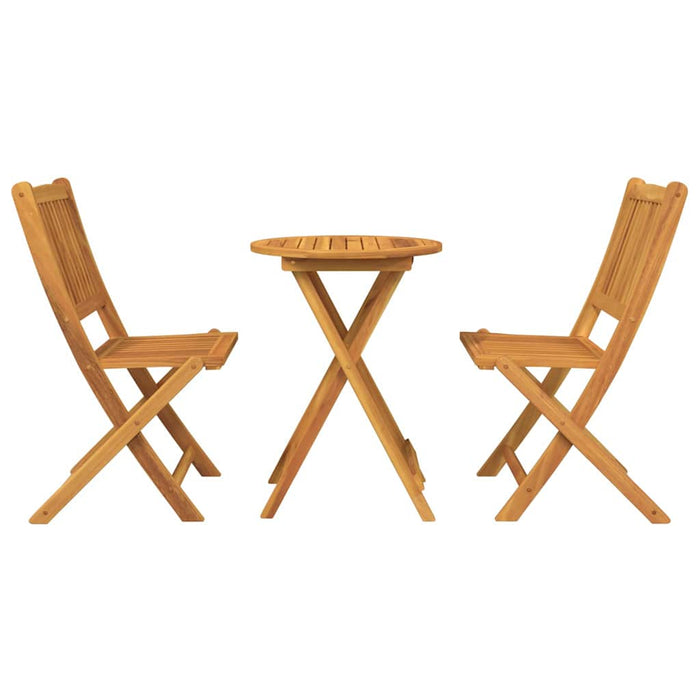 Set Bistro de Grădină 3 pcs Maro lemn masiv de acacia - WALTI WALTI