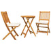 Set Bistro de Grădină 3 pcs Maro lemn masiv de acacia - WALTI WALTI