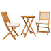 Set Bistro de Grădină 3 pcs Maro lemn masiv de acacia - WALTI WALTI