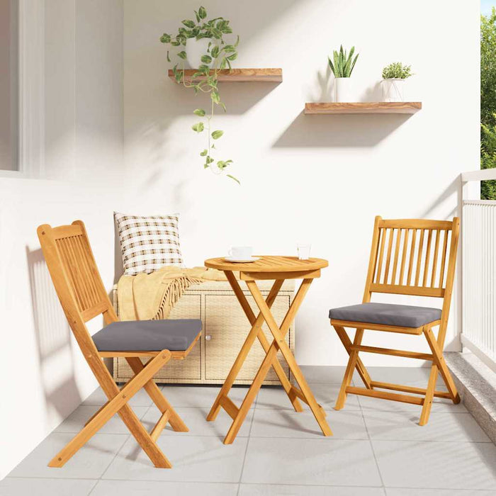 Set Bistro de Grădină 3 pcs Maro lemn masiv de acacia - WALTI WALTI