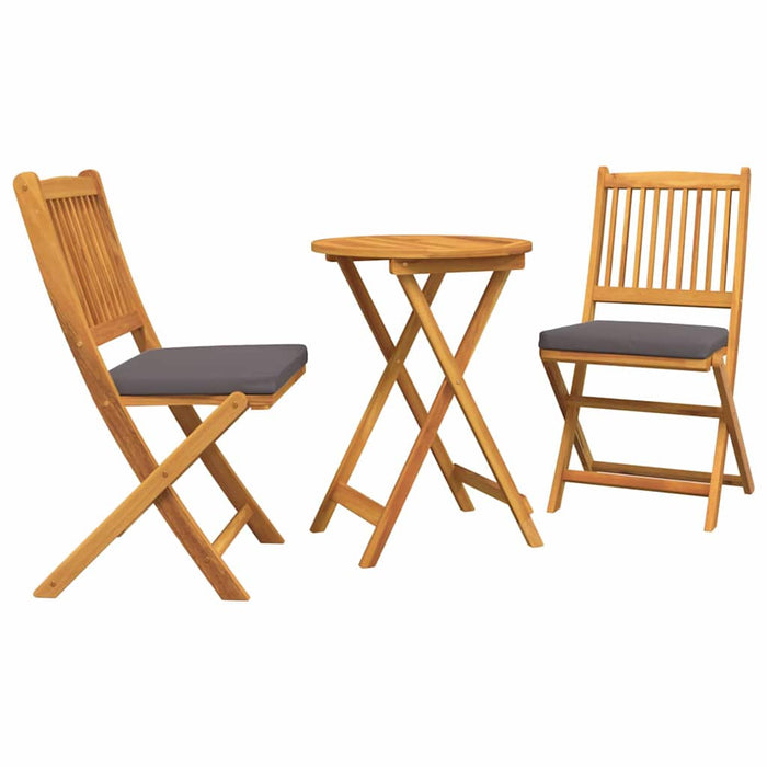 Set Bistro de Grădină 3 pcs Maro lemn masiv de acacia - WALTI WALTI