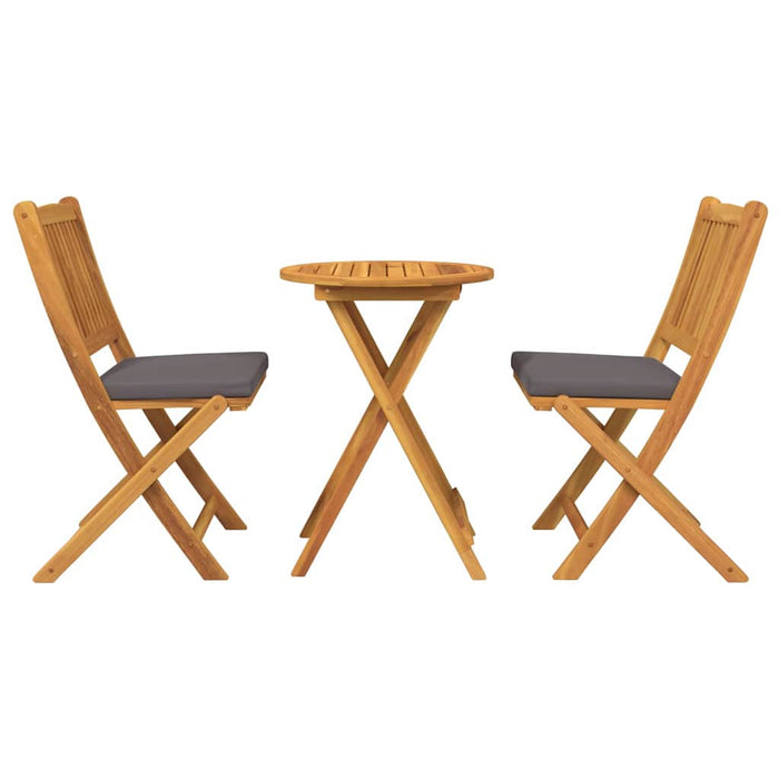 Set Bistro de Grădină 3 pcs Maro lemn masiv de acacia - WALTI WALTI