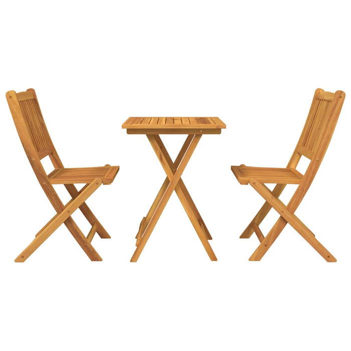 Set Bistro de Grădină 3 pcs Maro lemn masiv de acacia - WALTI WALTI
