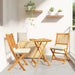 Set Bistro de Grădină 3 pcs Maro lemn masiv de acacia - WALTI WALTI