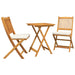 Set Bistro de Grădină 3 pcs Maro lemn masiv de acacia - WALTI WALTI