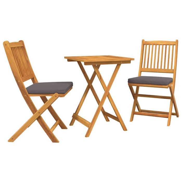 Set Bistro de Grădină 3 pcs Maro lemn masiv de acacia - WALTI WALTI