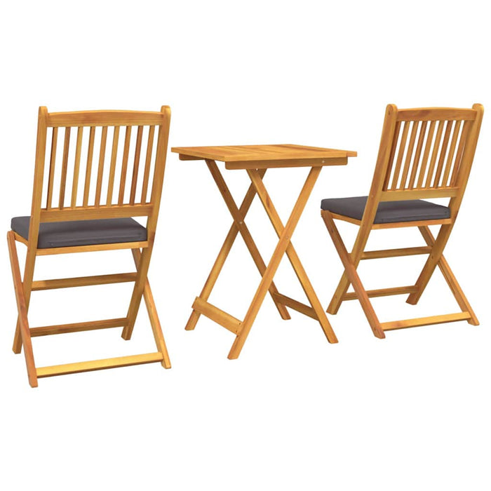 Set Bistro de Grădină 3 pcs Maro lemn masiv de acacia - WALTI WALTI