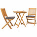 Set Bistro de Grădină 3 pcs Maro lemn masiv de acacia - WALTI WALTI