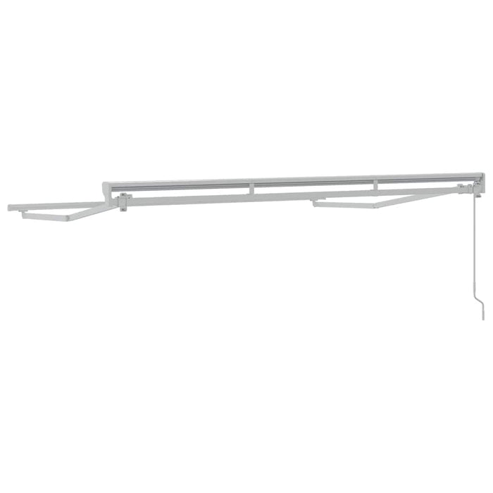 Cadru de copertină Manual Alb 3 x 2 m Oțel și aluminiu vopsit - WALTI WALTI