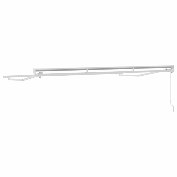 Cadru de copertină Manual Alb 3.5 x 2 m Oțel și aluminiu vopsit - WALTI WALTI