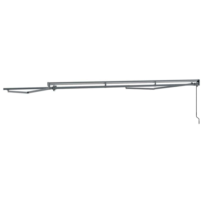 Cadru de copertină Antracit 4 × 3 m Oțel și aluminiu vopsit - WALTI WALTI