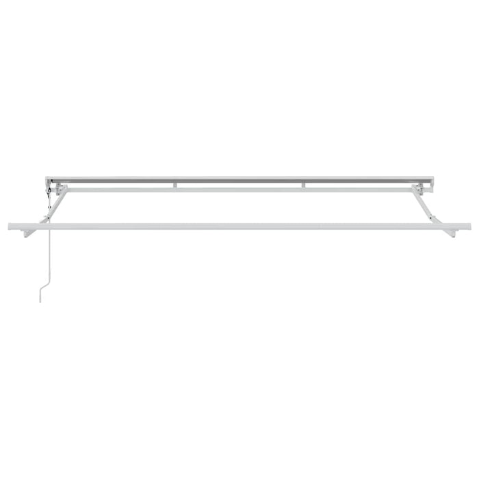 Cadru de copertină Alb 3.5 x 2 m Oțel și aluminiu vopsit - WALTI WALTI