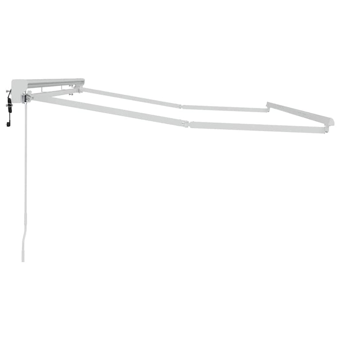 Cadru de copertină Alb 3.5 x 2 m Oțel și aluminiu vopsit - WALTI WALTI